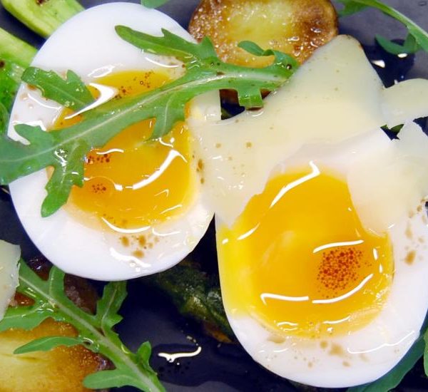 Salad of Jersey Royals and Duck Egg