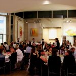 Christmas party at Murray Edwards College Cambridge