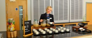 Refreshments for meetings and events at Murray Edwards College Cambridge