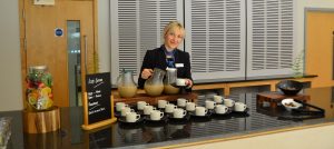 Refreshments for meetings and events at Murray Edwards College Cambridge